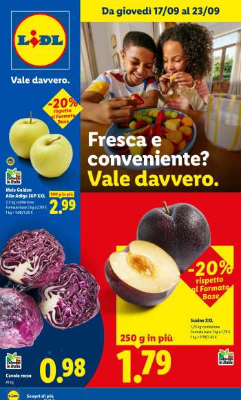 Volantino Lidl - 17/9/2026 - 23/9/2026.