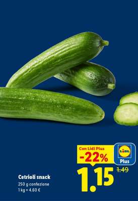 Cetrioli snack