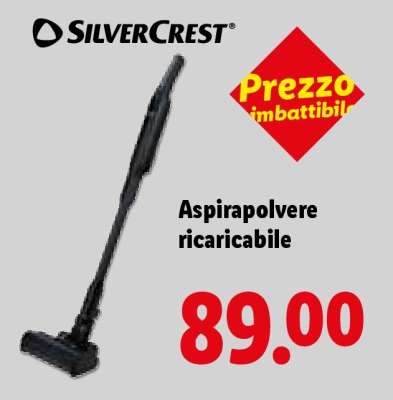 Silvercrest Aspirapolvere ricaricabile
