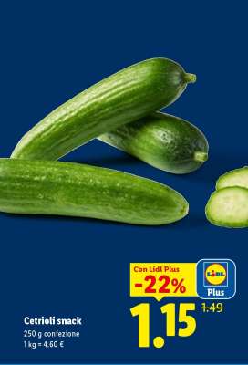 Cetrioli snack