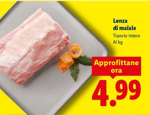 Lonza di maiale