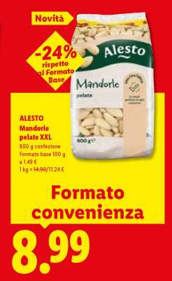 ALESTO Mandorle pelate XXL