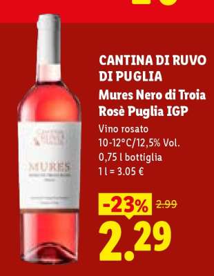 CANTINA DI RUVO DI PUGLIA Mures Nero di Troia Rosè Puglia IGP
