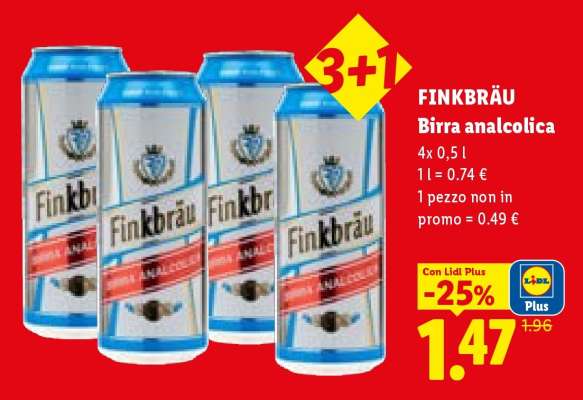 Finkbräu Birra analcolica