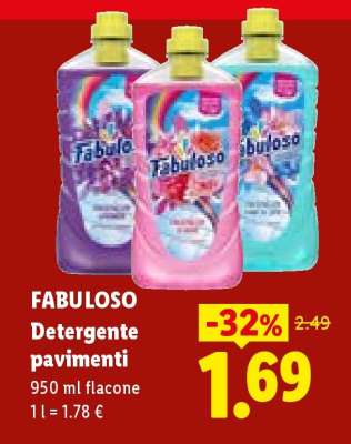 Fabuloso Detergente Pavimenti