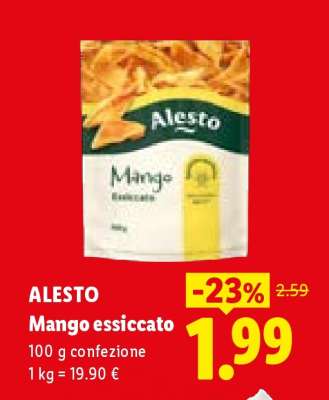 ALESTO Mango essiccato