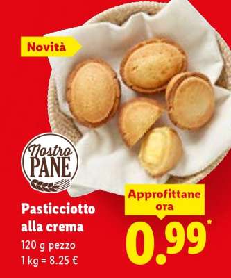 Pasticciotto alla crema