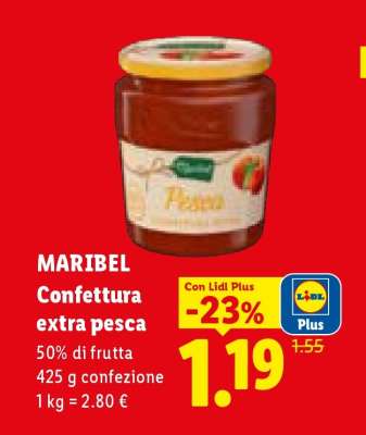 MARIBEL Confettura extra pesca