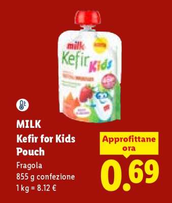 MILK Kefir for Kids Pouch