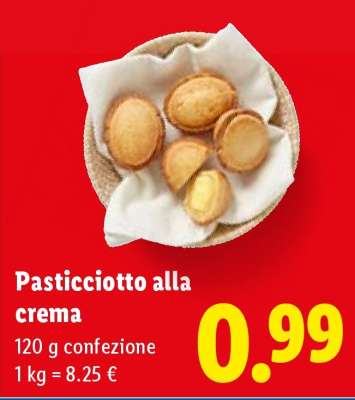 Pasticciotto alla crema