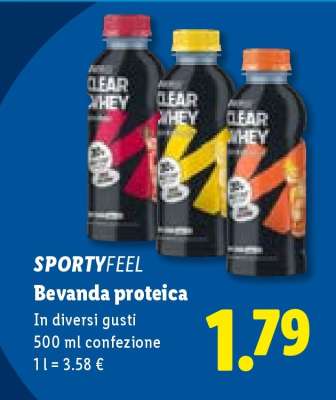 SPORTYFEEL Bevanda proteica