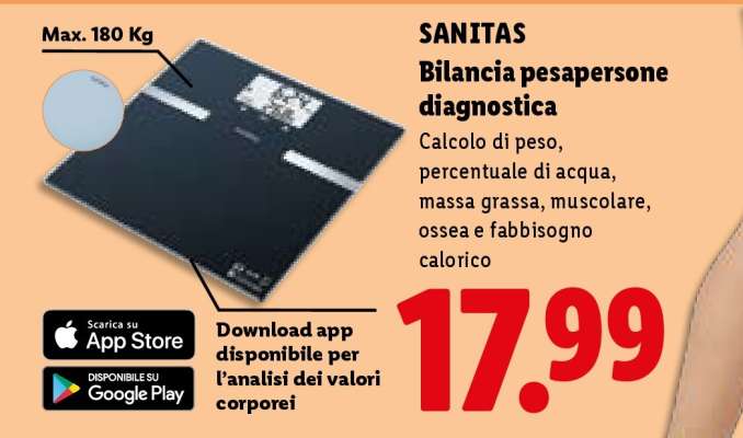 sanitas Bilancia pesapersone diagnostica