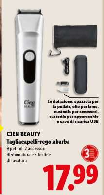 Cien BEAUTY Tagliacapelli-regolabarba