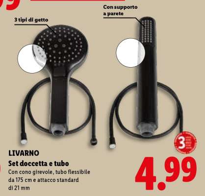 LIVARNO Set doccetta e tubo