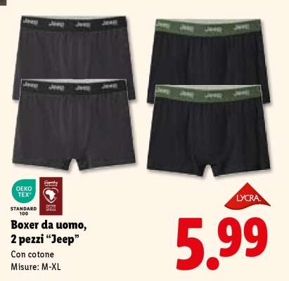 Boxer da uomo, 2 pezzi “Jeep”