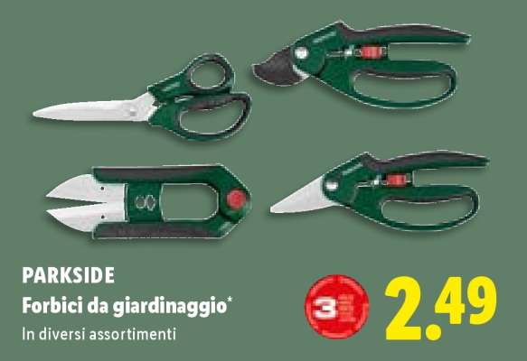 PARKSIDE Forbici da giardinaggio