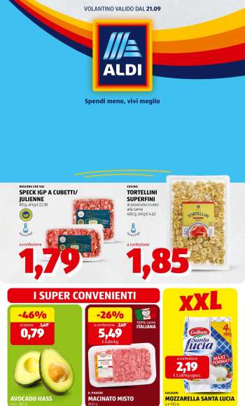 Volantino Aldi - 21/9/2026 - 27/9/2026.