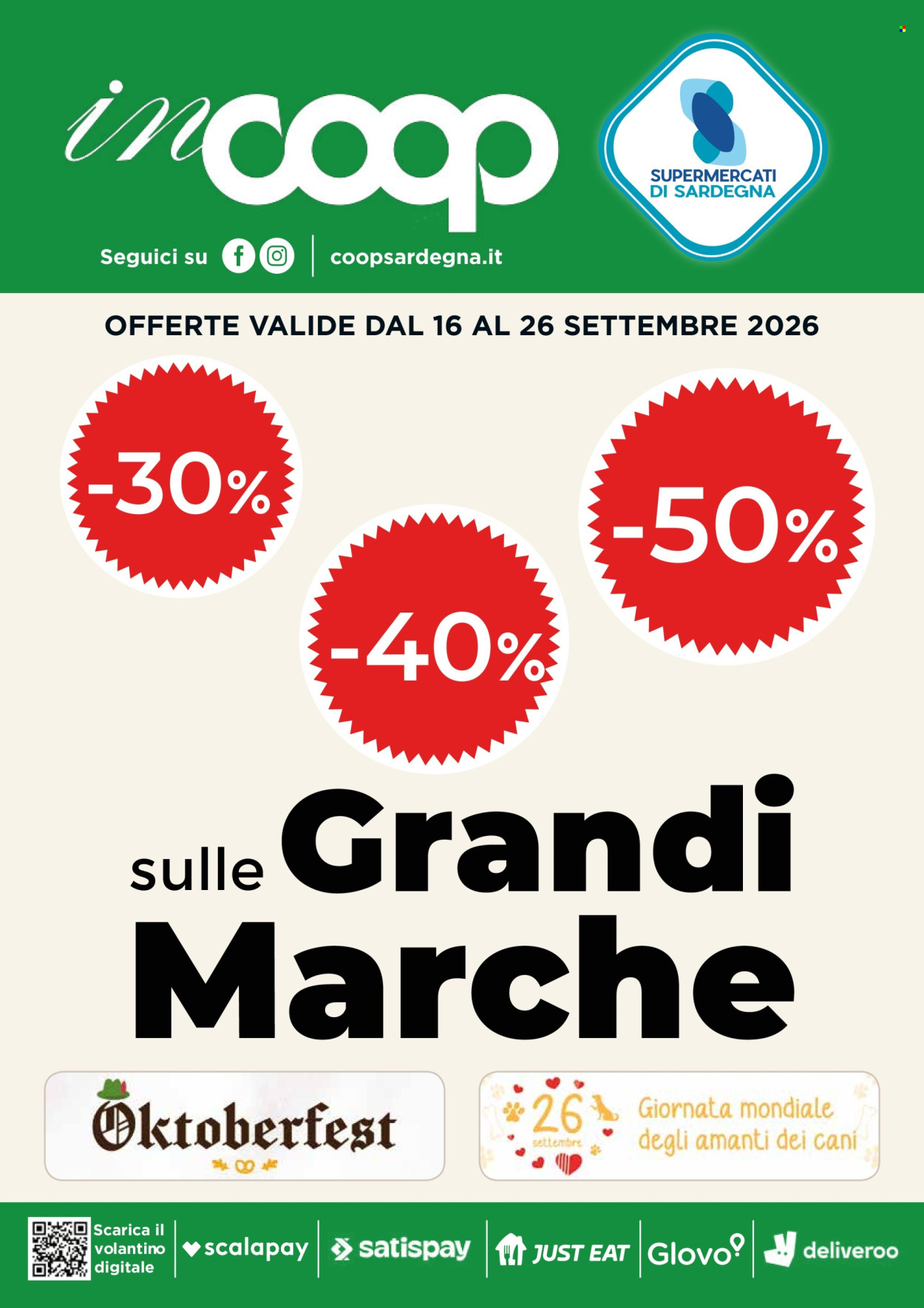 Volantino Coop - 16/9/2026 - 26/9/2026. Pagina 1