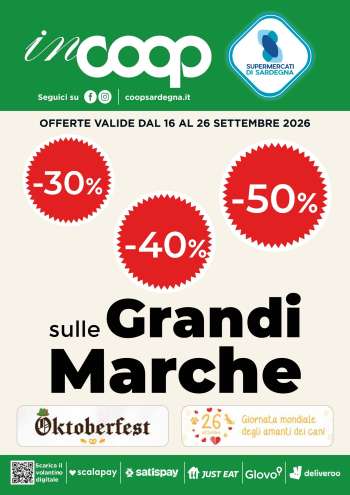 Volantino Coop - 16/9/2026 - 26/9/2026.