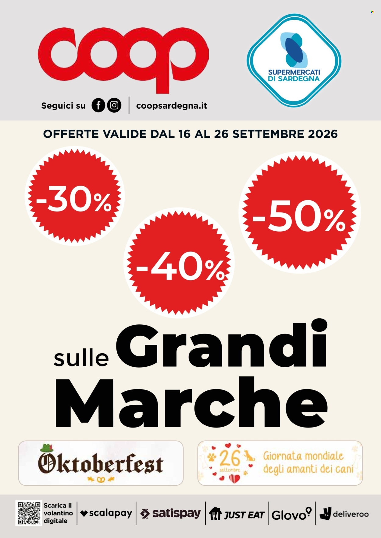 Volantino Coop - 16/9/2026 - 26/9/2026. Pagina 1