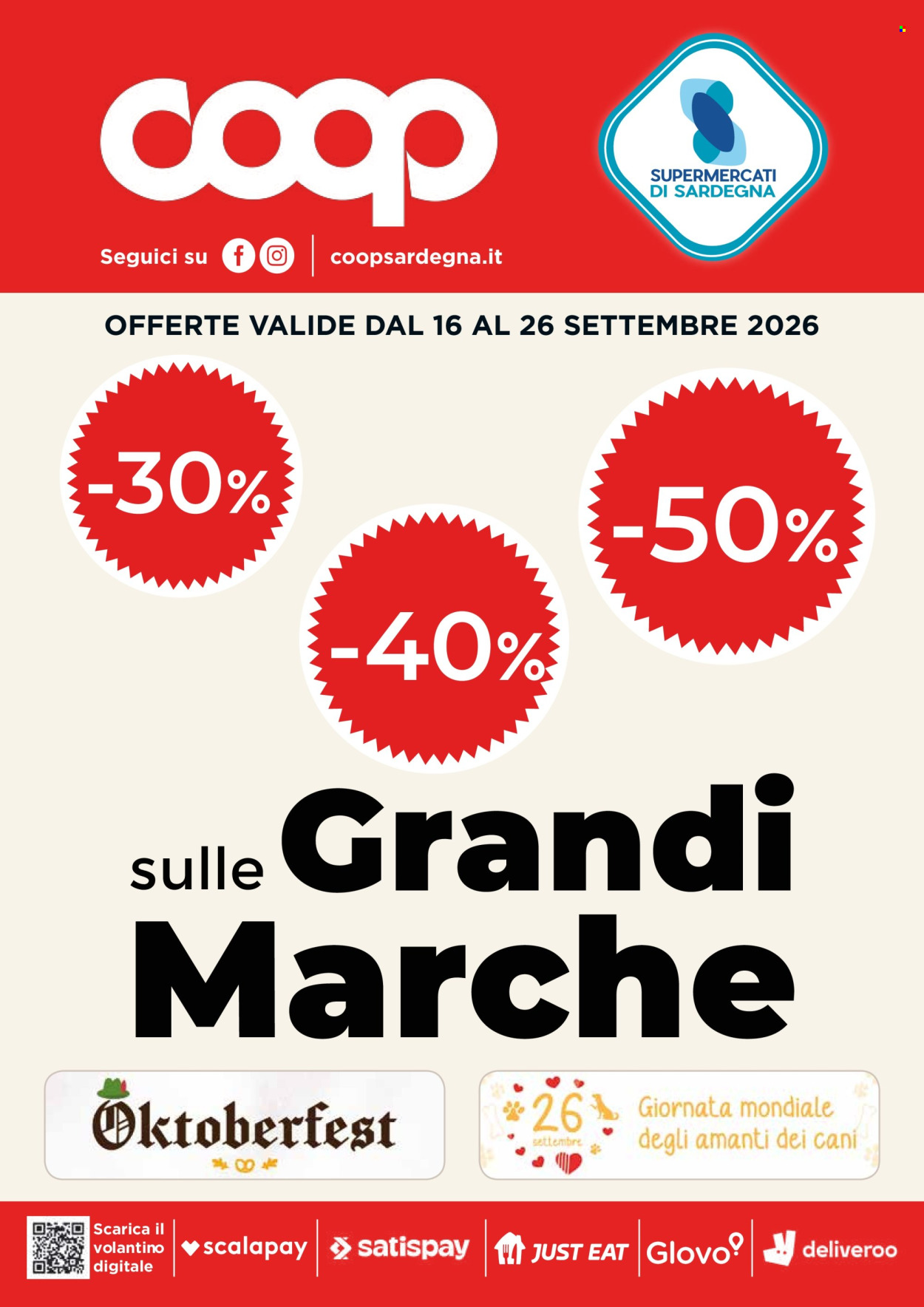 Volantino Coop - 16/9/2026 - 26/9/2026. Pagina 1