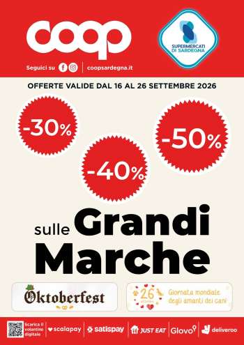 Volantino Coop - 16/9/2026 - 26/9/2026.