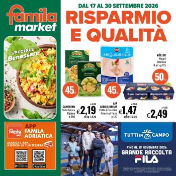 Volantino Famila - 17/9/2026 - 30/9/2026.