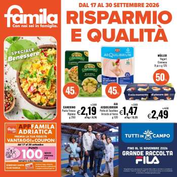 Volantino Famila - 17/9/2026 - 30/9/2026.