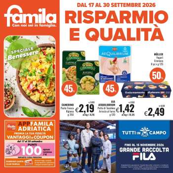 Volantino Famila - 17/9/2026 - 30/9/2026.