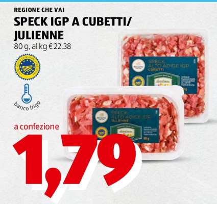 SPECK IGP A CUBETTI/JULIENNE