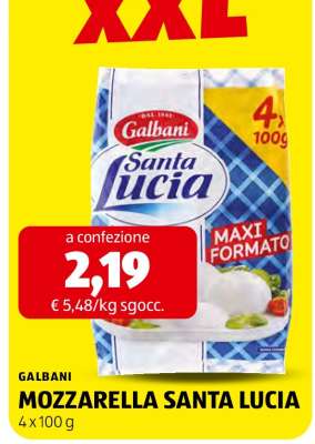 GALBANI MOZZARELLA SANTA LUCIA
