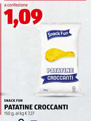 SNACK FUN PATATINE CROCCANTI