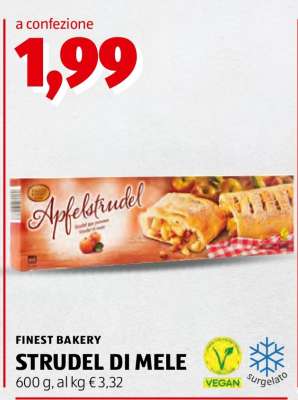 FINEST BAKERY STRUDEL DI MELE