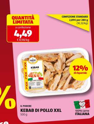 KEBAB DI POLLO XXL
