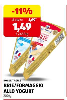 BRIE/FORMAGGIO ALLO YOGURT