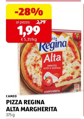 CAMEO Pizza Regina Alta Margherita