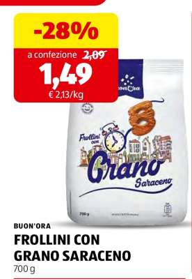 BUON'ORA FROLLINI CON GRANO SARACENO
