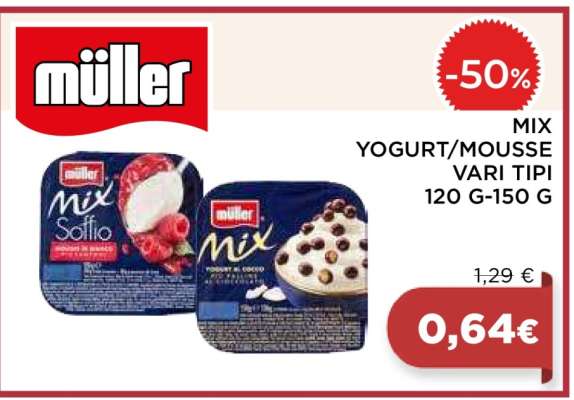 Müller Mix Yogurt/Mousse