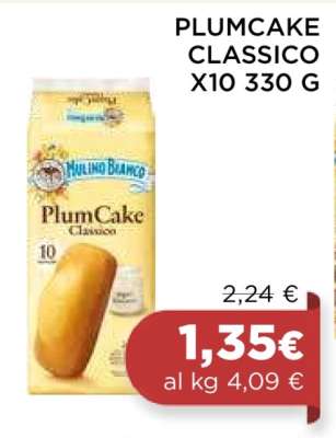 PLUMCAKE CLASSICO X10 330 G
