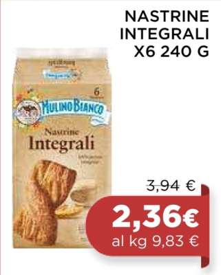 NASTRINE INTEGRALI X6 240 G