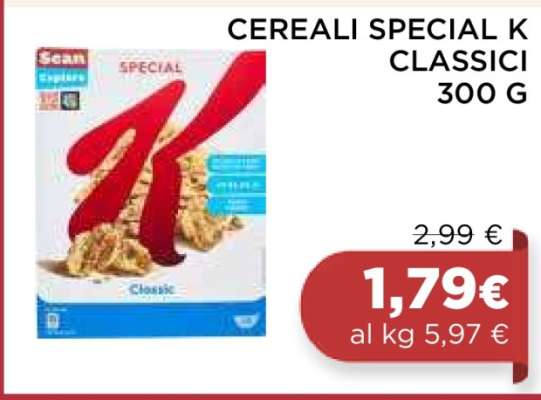 CEREALI SPECIAL K CLASSICI 300 G