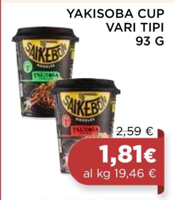 YAKISOBA CUP VARI TIPI
