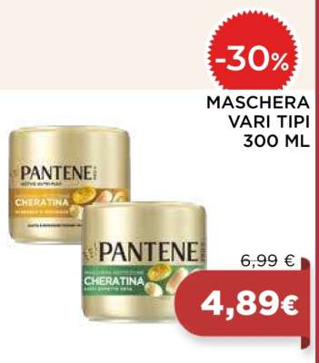PANTENE MASCHERA VARI TIPI 300 ML