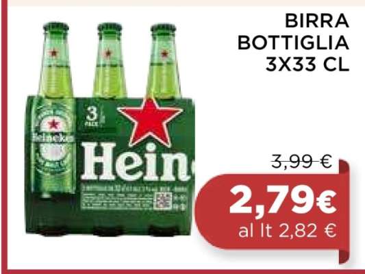 BIRRA BOTTIGLIA 3X33 CL