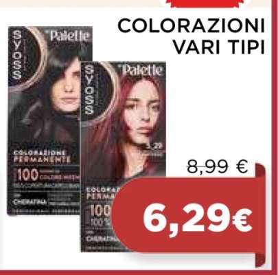 COLORAZIONI VARI TIPI