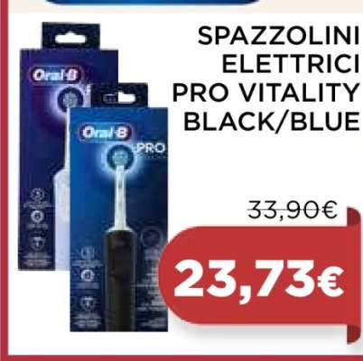 SPAZZOLINI ELETTRICI PRO VITALITY BLACK/BLUE