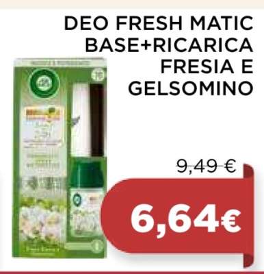 DEO FRESH MATIC BASE+RICARICA FRESIA E GELSOMINO