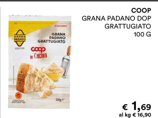 COOP Grana Padano DOP grattugiato 100 g