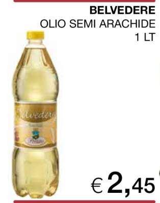 BELVEDERE OLIO SEMI ARACHIDE