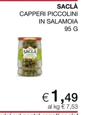 SACLÀ CAPPERI PICCOLINI IN SALAMOIA